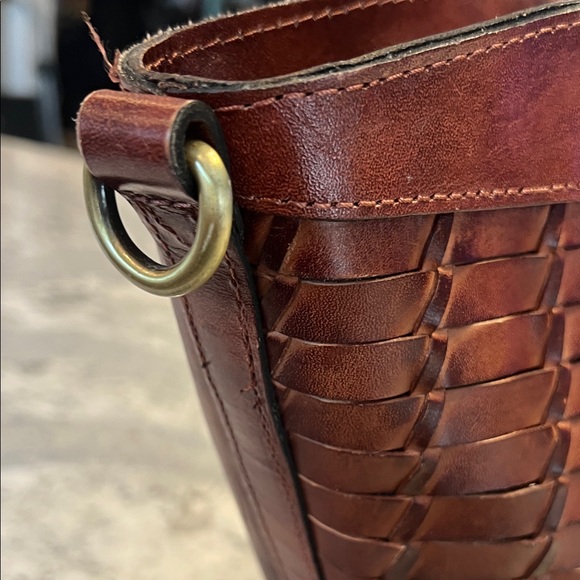 Patricia Nash Rich Brown Woven Tote - Picture 12 of 14